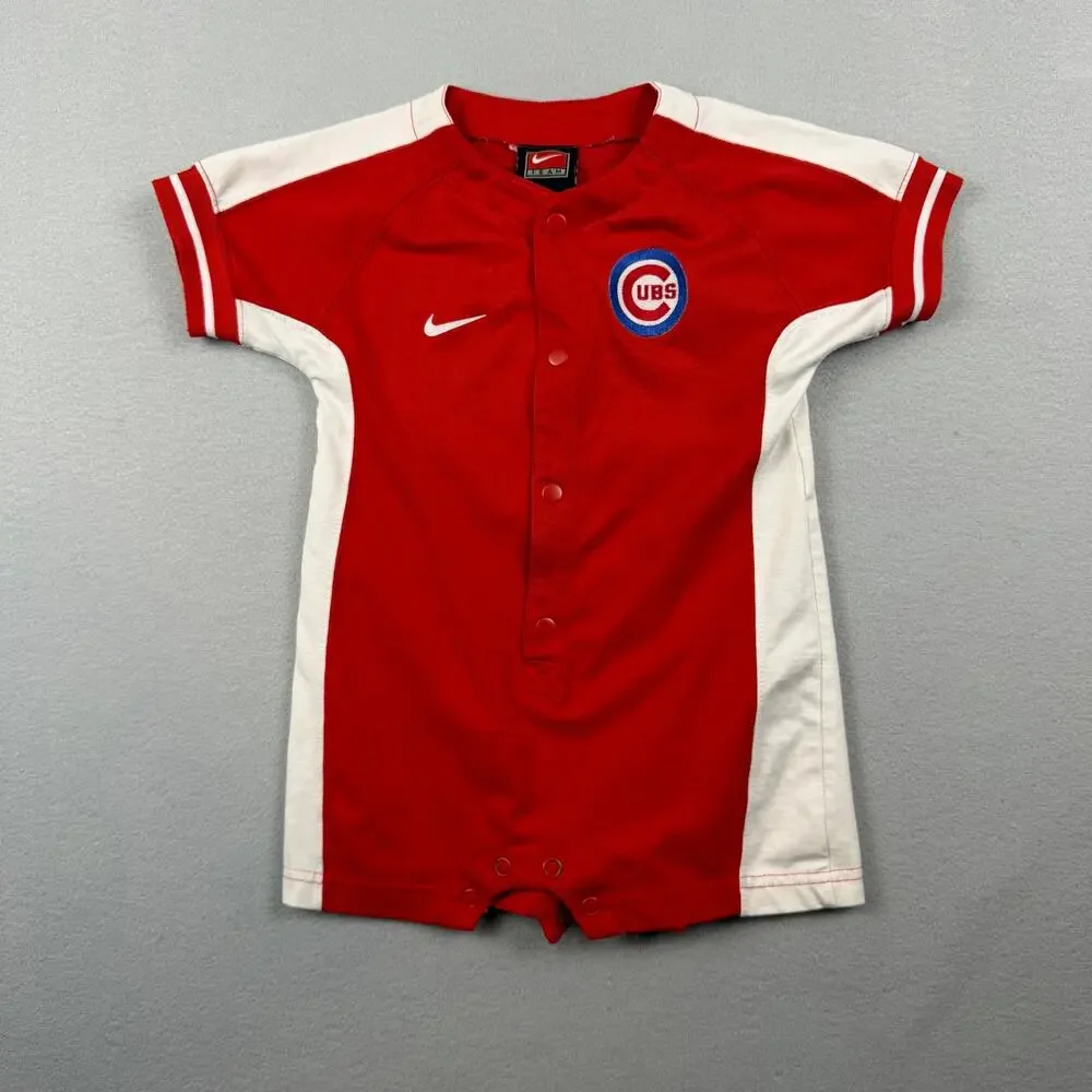 Vintage Nike Team Chicago Cubs Kerry Wood #34 Romper - 24m